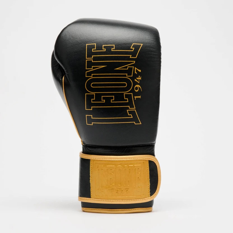 LEONE DNA PREMIUM BOXING GLOVES-BLACK